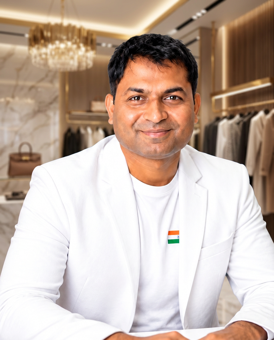 Harsshad, Industry-Renowned Retail Strategist, in a premium retail store